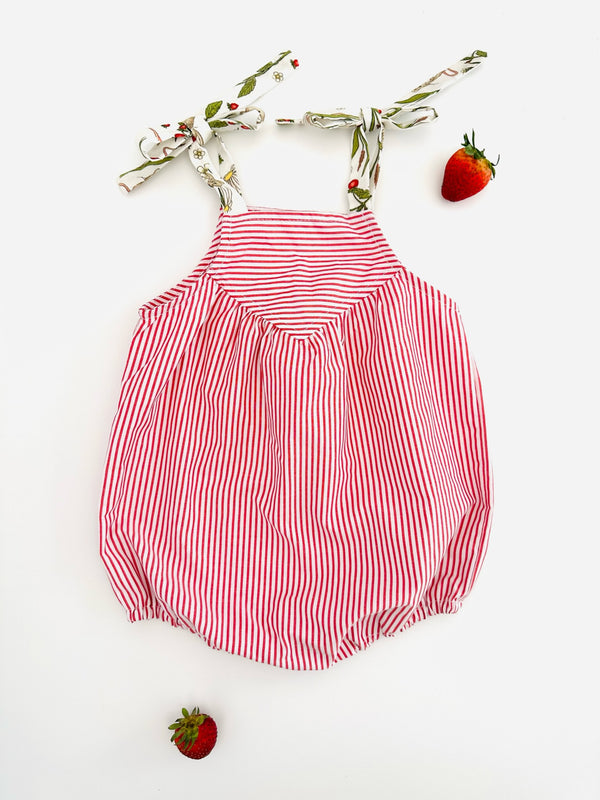 Helena Romper | Red Lines Mouse