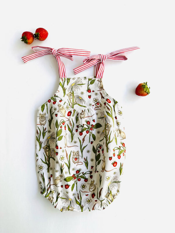 Helena Romper | Straberry Mouse