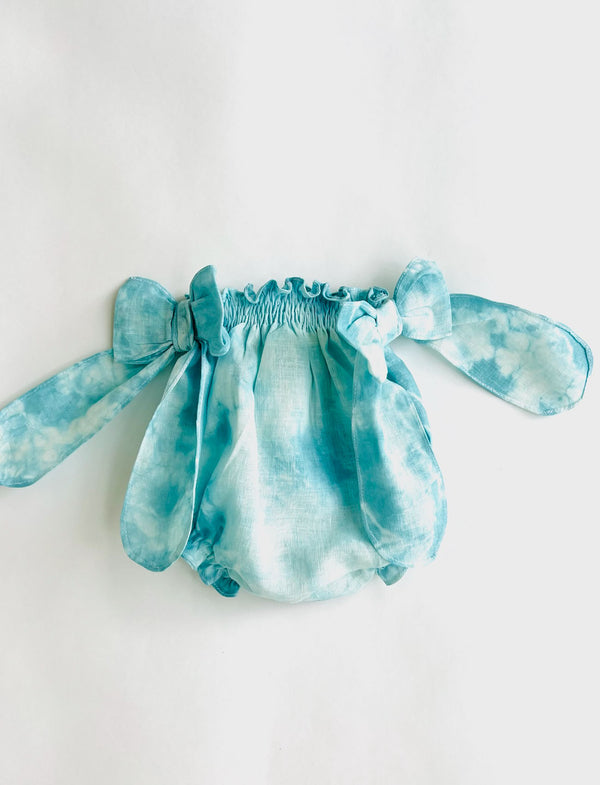 Panty Diaper Cover | Teal Tie Dye