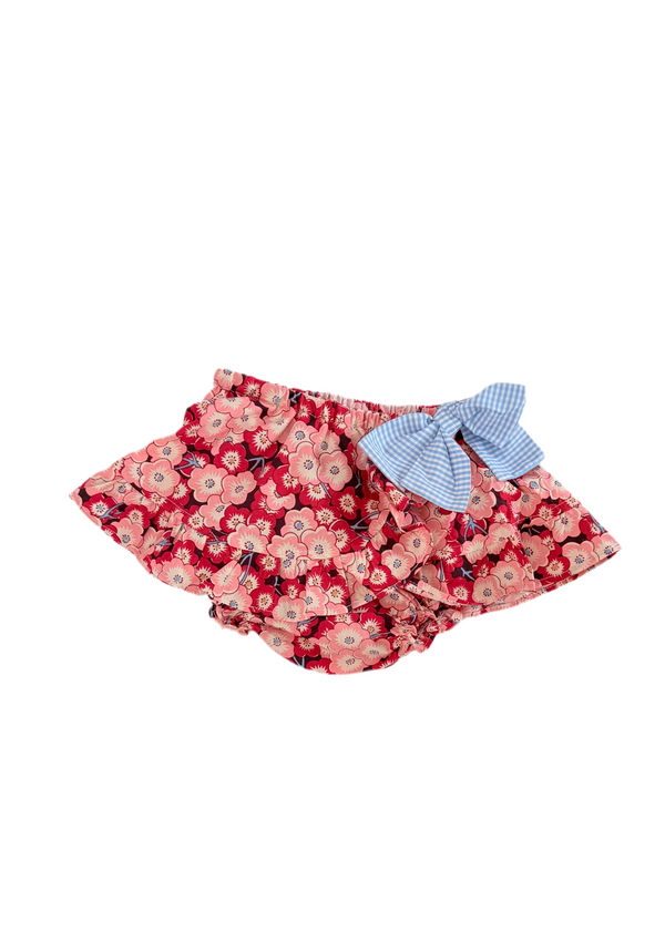 Ruffle Skort | Red Amapola