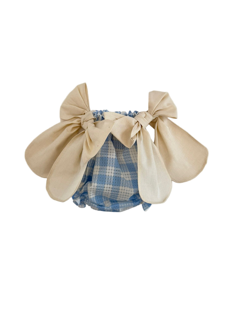 Diaper Cover | Blue Gingham