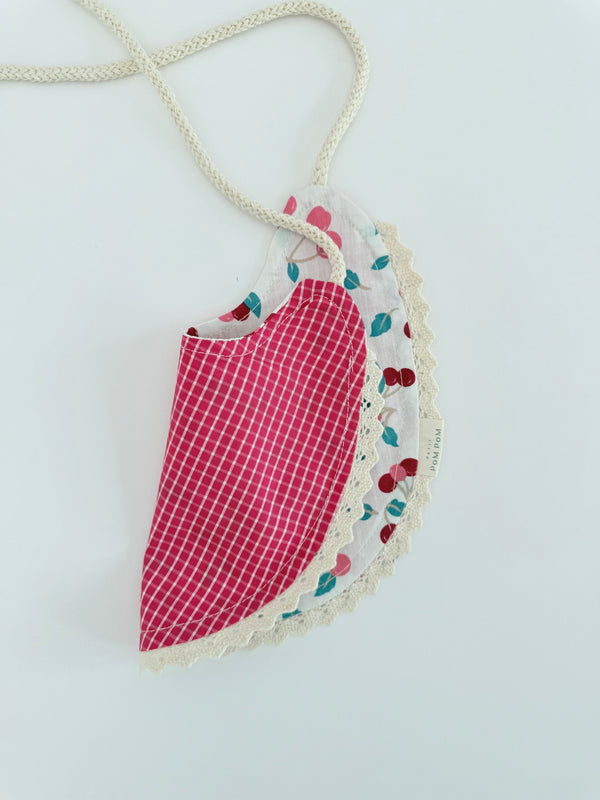 Reversible Bib |  Cherry