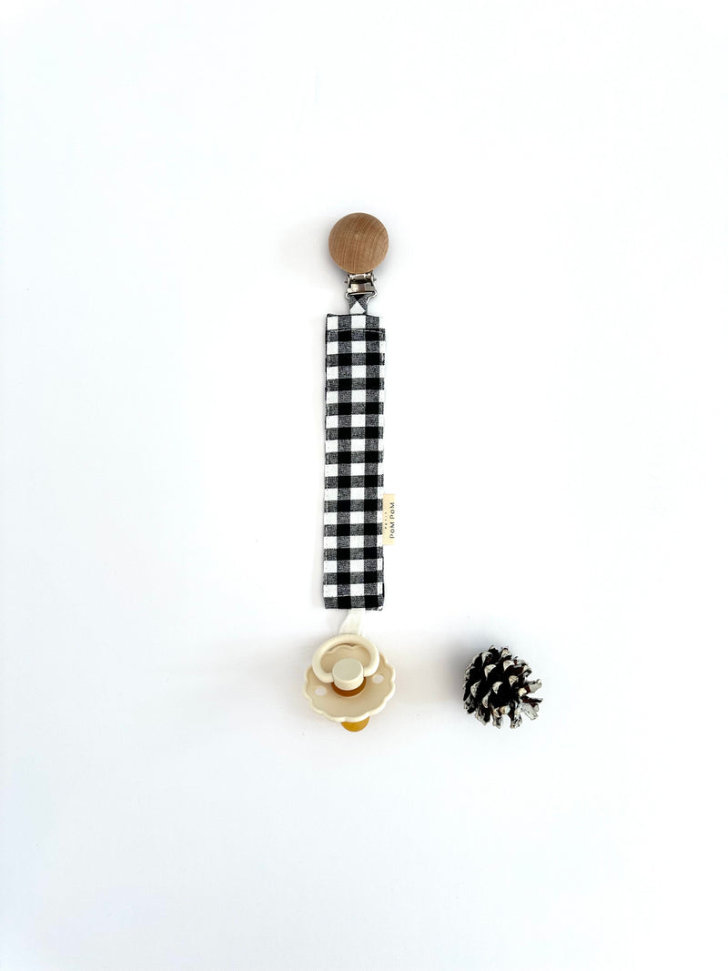 Pacifier Clip | Gingham