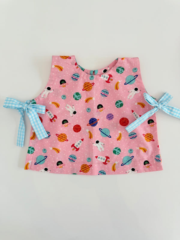 Open Side Top | Pink Astronaut