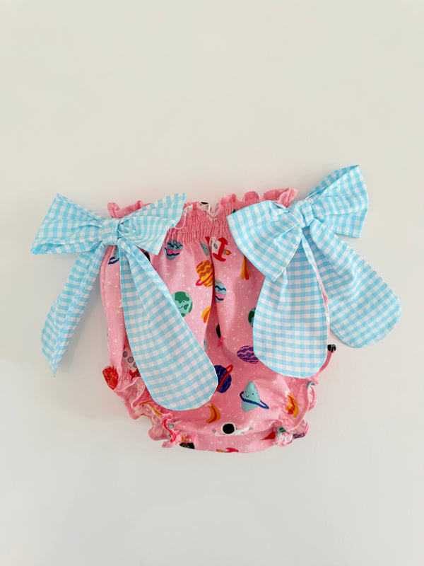 Diaper Cover | Pink Astronaut