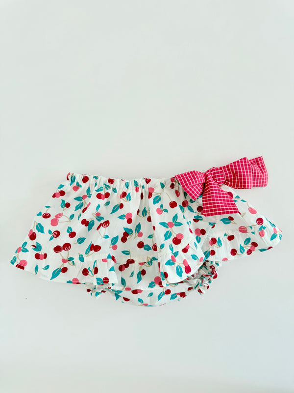 Ruffle Skort | Cherry