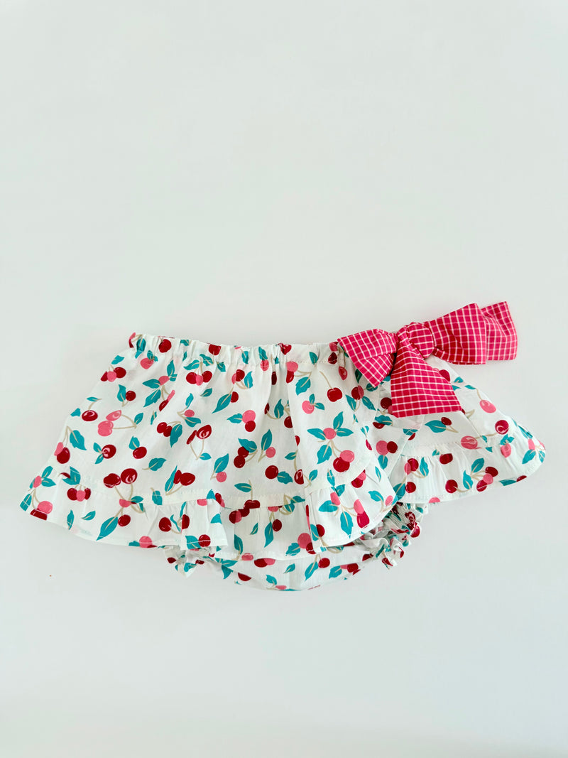 Ruffle Skort | Cherry