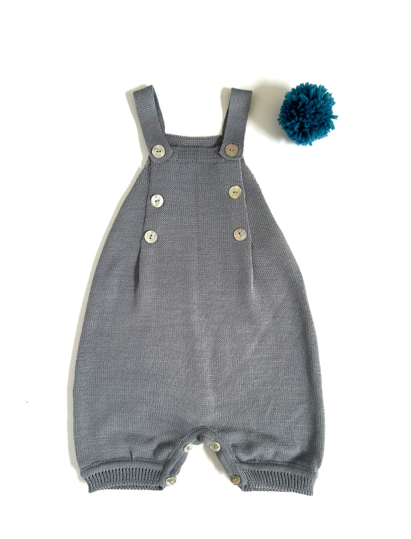 Knit Romper long | Gray