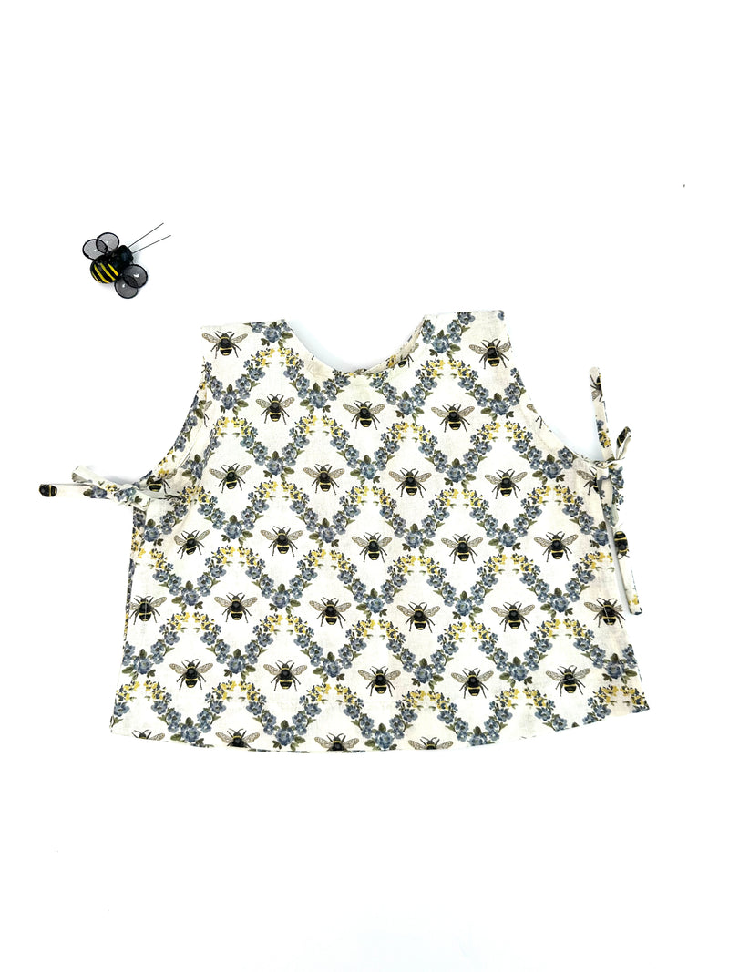 Open Side Top | Blue Bees - Petit Pom Pom