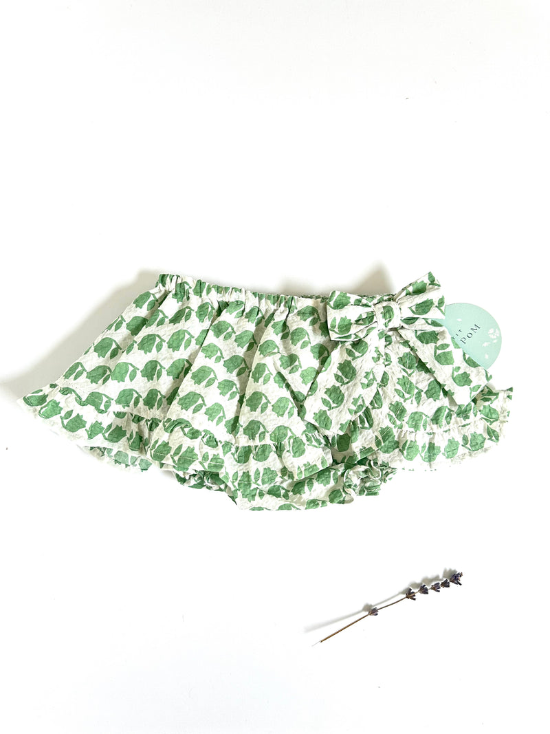 Ruffle Skort | Green Leaves