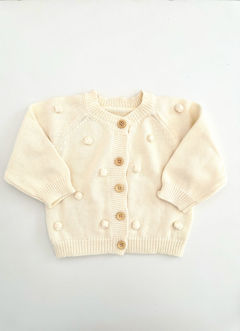 Sweater | Beige Pompom - Petit Pom Pom