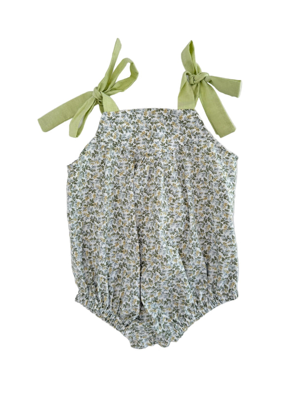 Helena Romper | Green Leaves