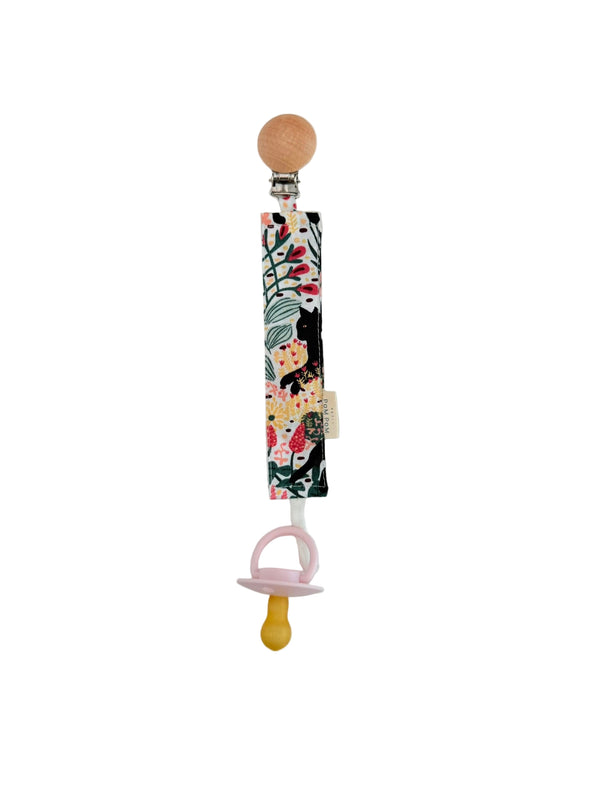 Pacifier Clip Bird Wood | Cat