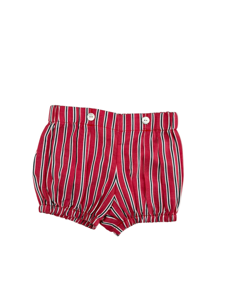Short Diaper Cover | Red Lines