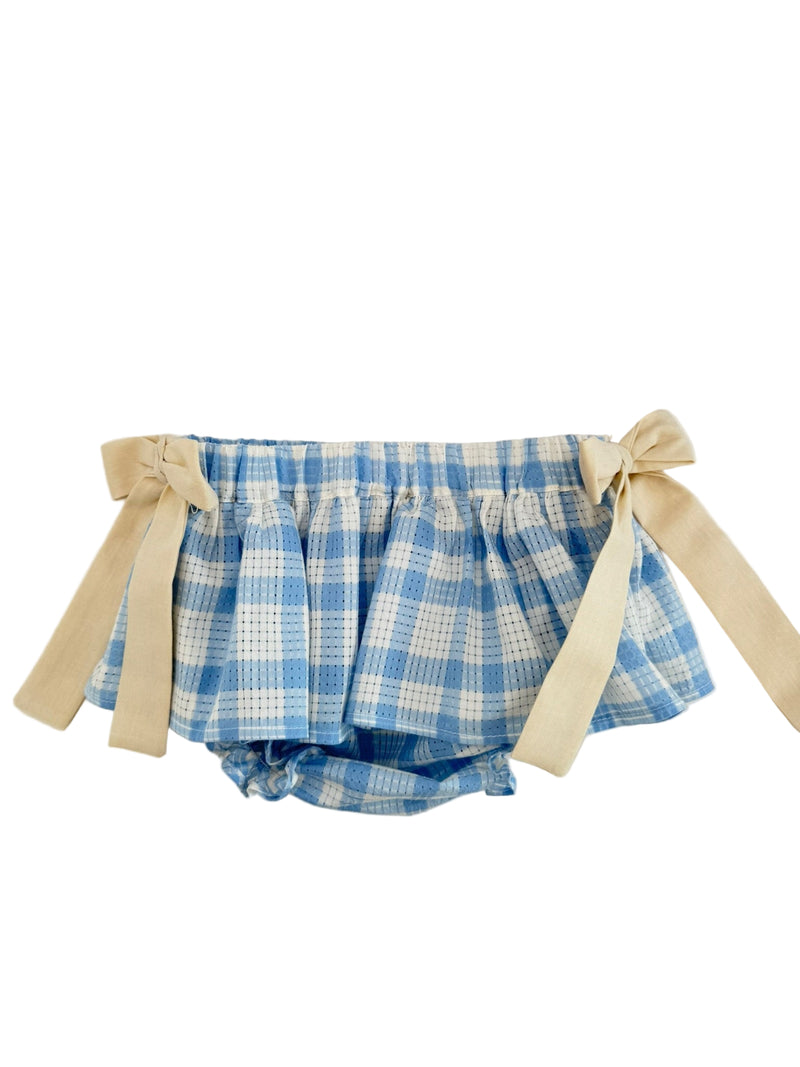 Skort | Blue Gingham