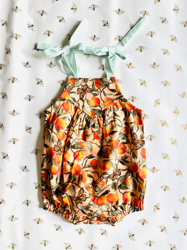 Helena Romper | Orange Blossom - Petit Pom Pom