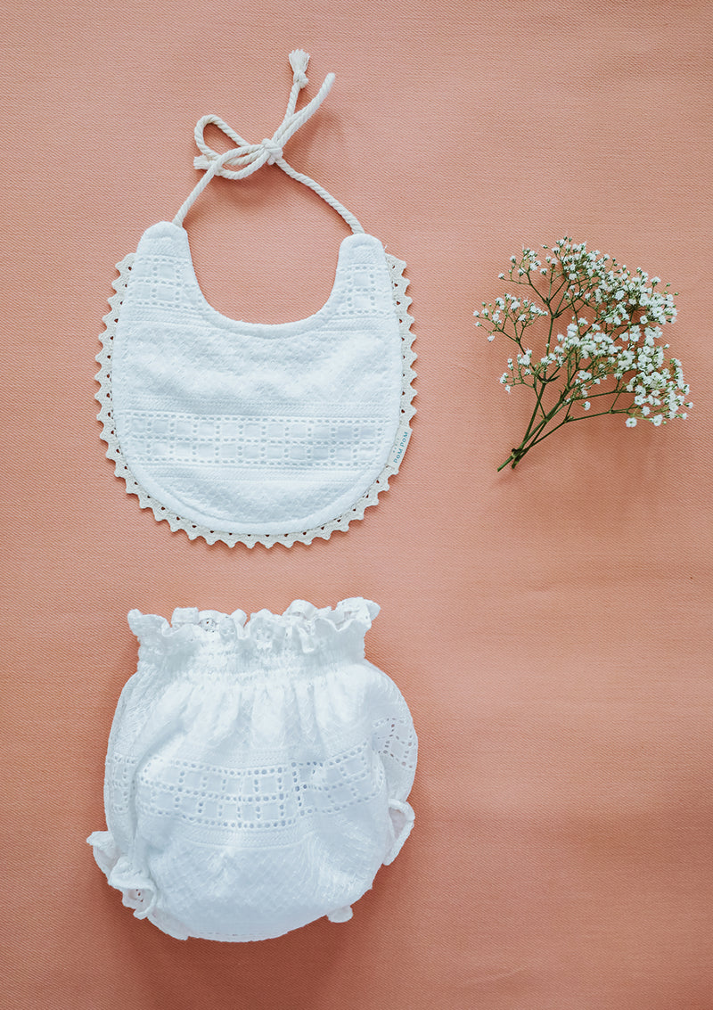 Pure Two Piece Set | Lines - Petit Pom Pom